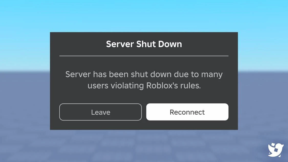 🔒 Roblox изменили систему наказаний

Отныне, они больше не будут закрыть весь сервер из-за одного н