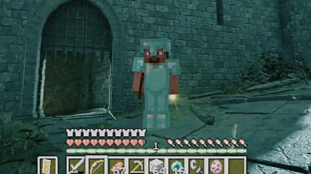 🎮 Minecraft внутри Elden Ring: безумный мод с редстоуном
