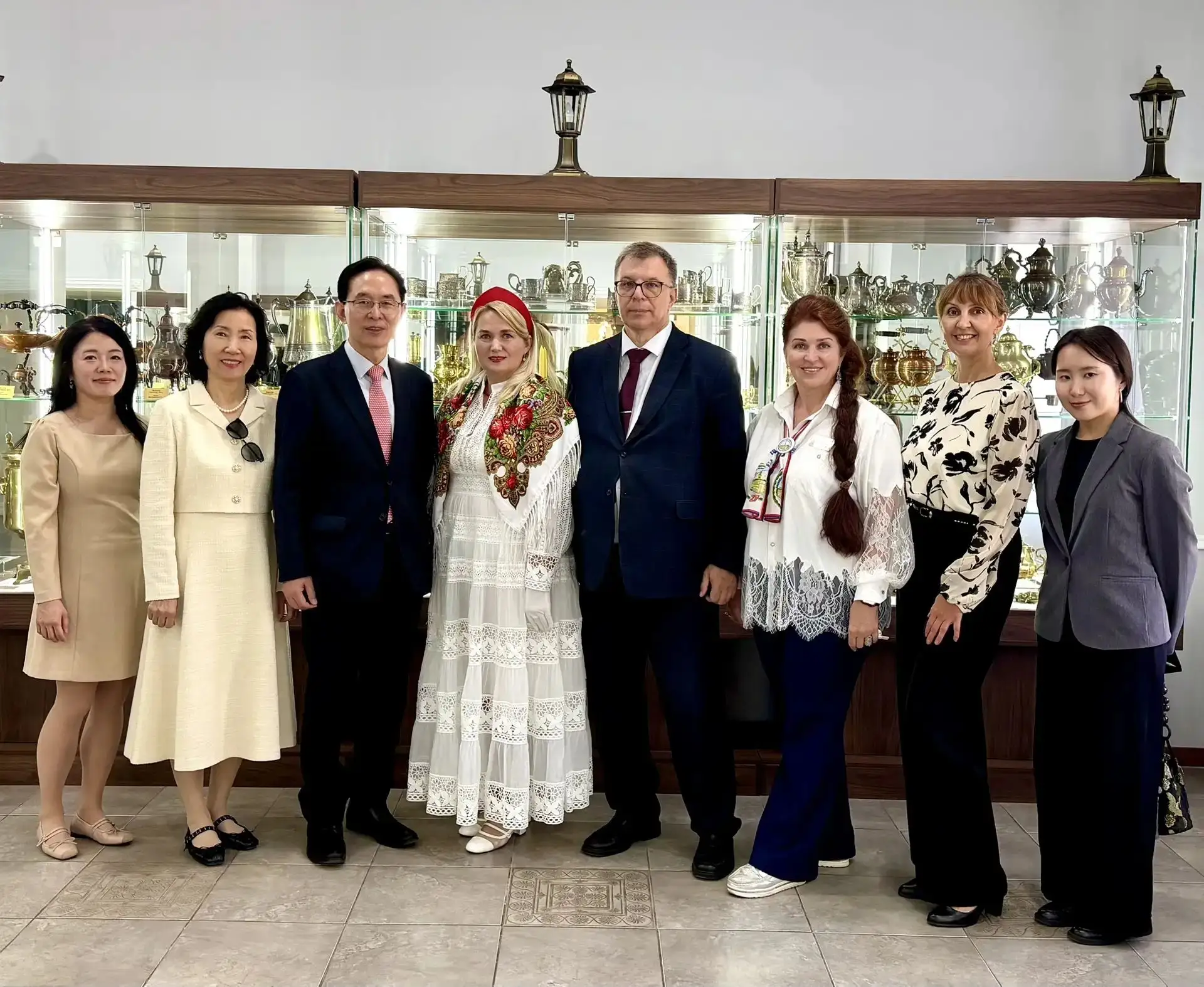 🇰🇷Музей самоваров принял делегацию Генерального консульства Республики Корея во главе...