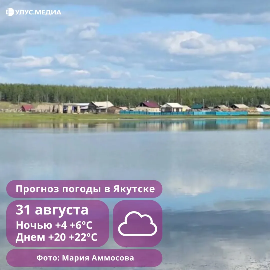 🌫️ Туман, местами дожди и до +25°С: прогноз погоды в Якутии 31 августа