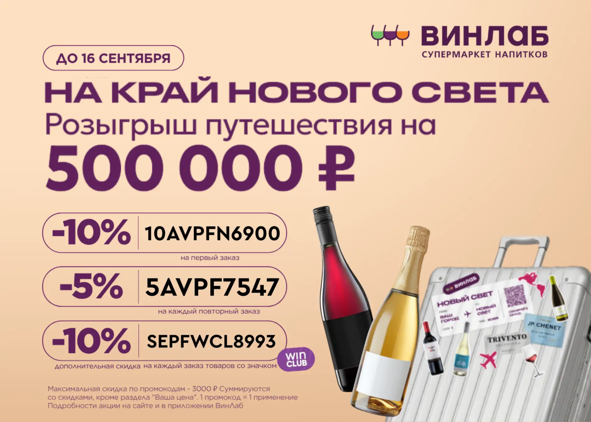 ⚡️Розыгрыш путешествия в ВинЛаб!