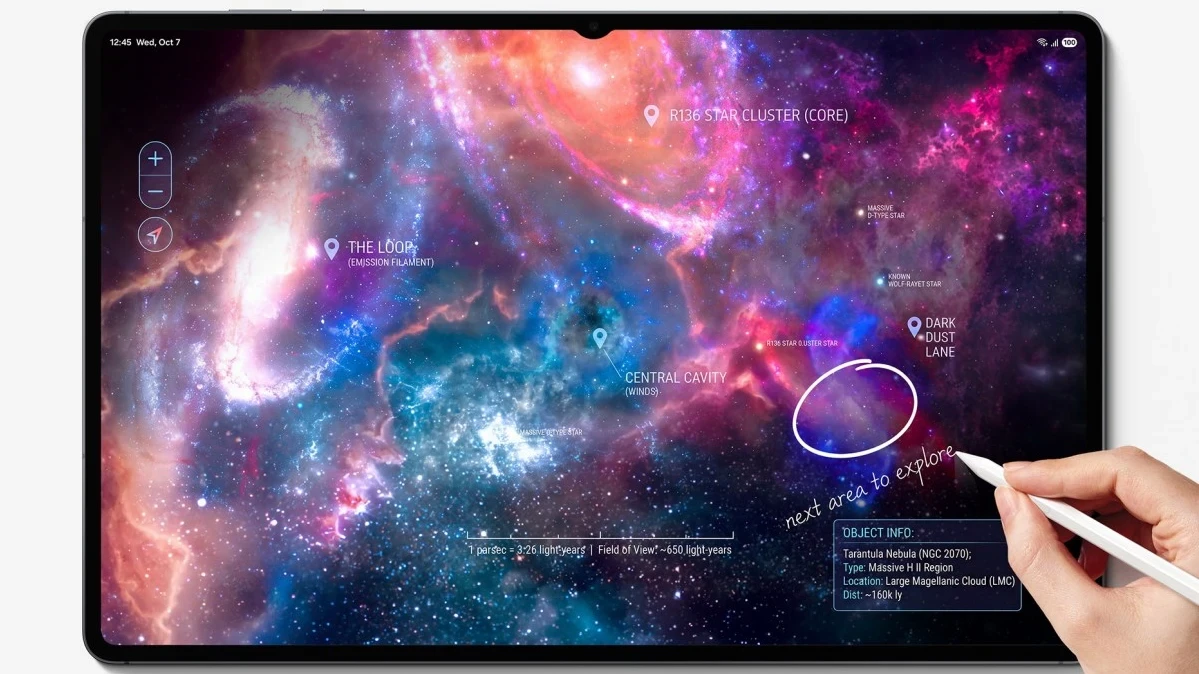 Samsung Galaxy Tab S12 Ultra получил огромный дисплей