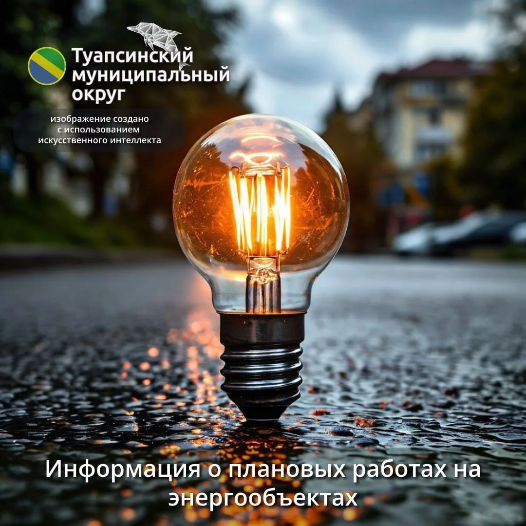 🔴 В связи с проведением плановых работ на энергообъектах возможно отключение электроэнергии на пере