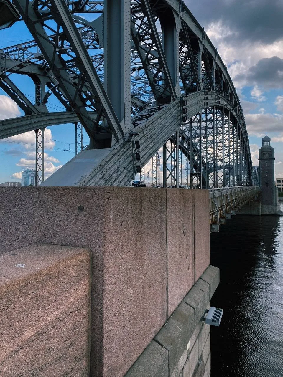 😍 Большеохтинский мост, известный по легенде о золотой заклёпке