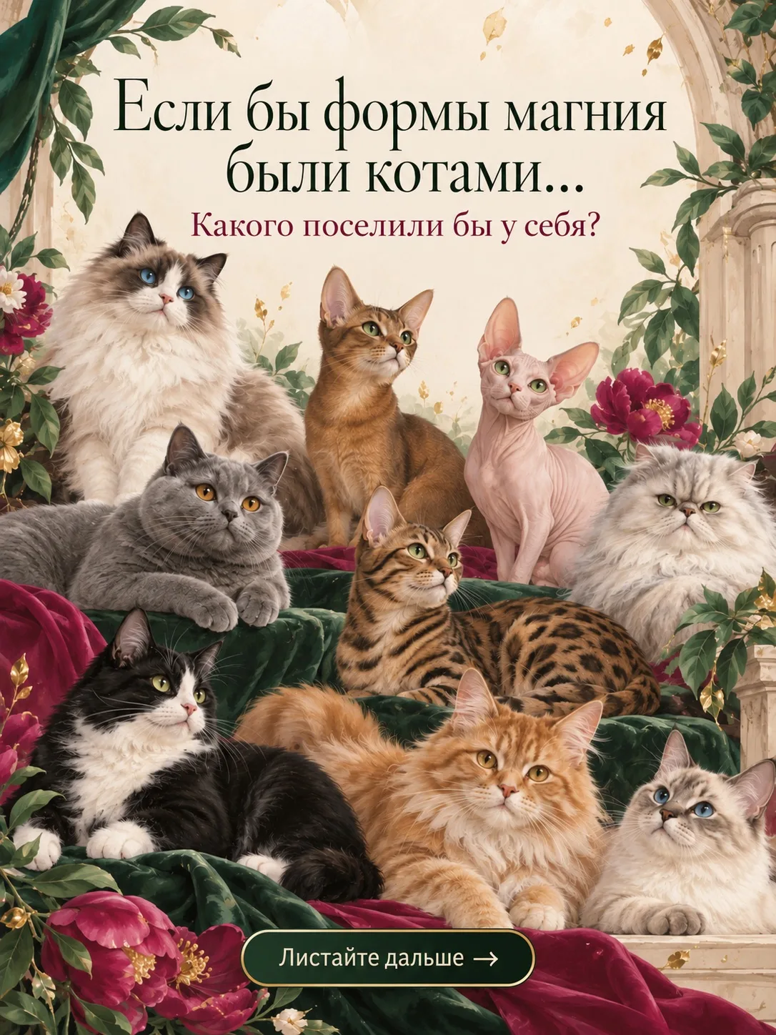 🐈 МАГНИЙ как и коты ОЧЕНЬ РАЗНЫЙ 👇
