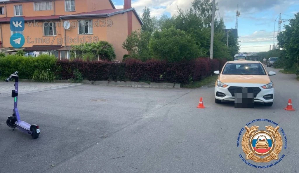 Сегодня около 18.45 в Зеленоградске на улице Заречная в районе дома 5 произошло дорожно-транспортное