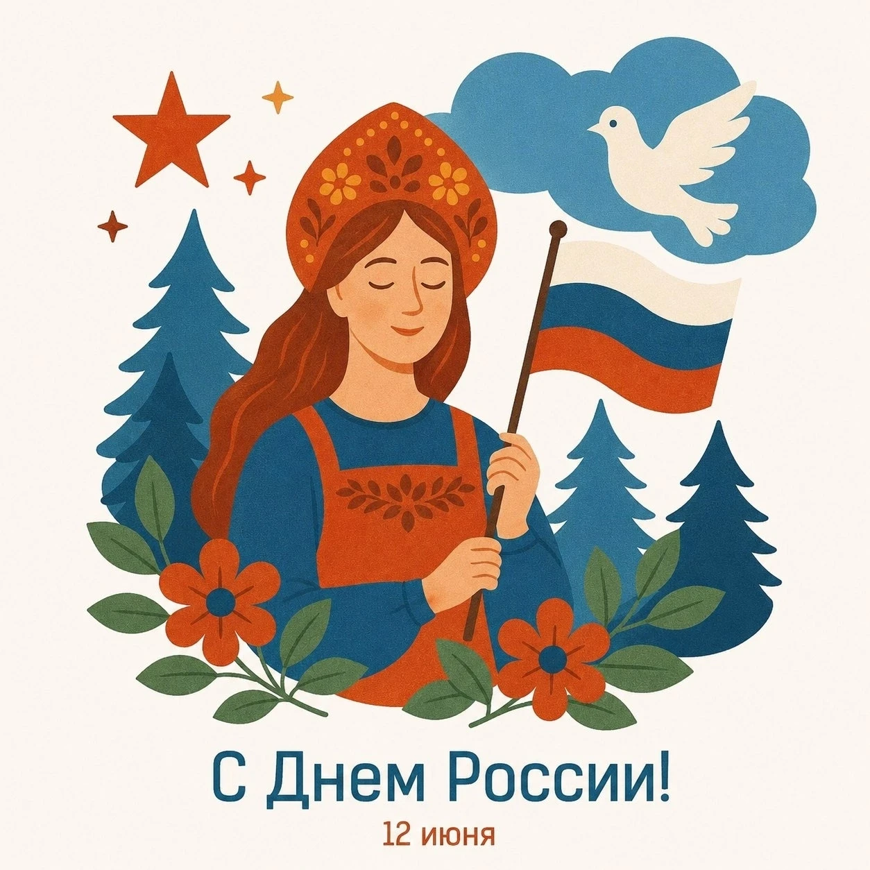 Нет края на свете красивей,
Нет Родины в мире светлей!
Россия, Россия, Россия, –
Что может быть серд