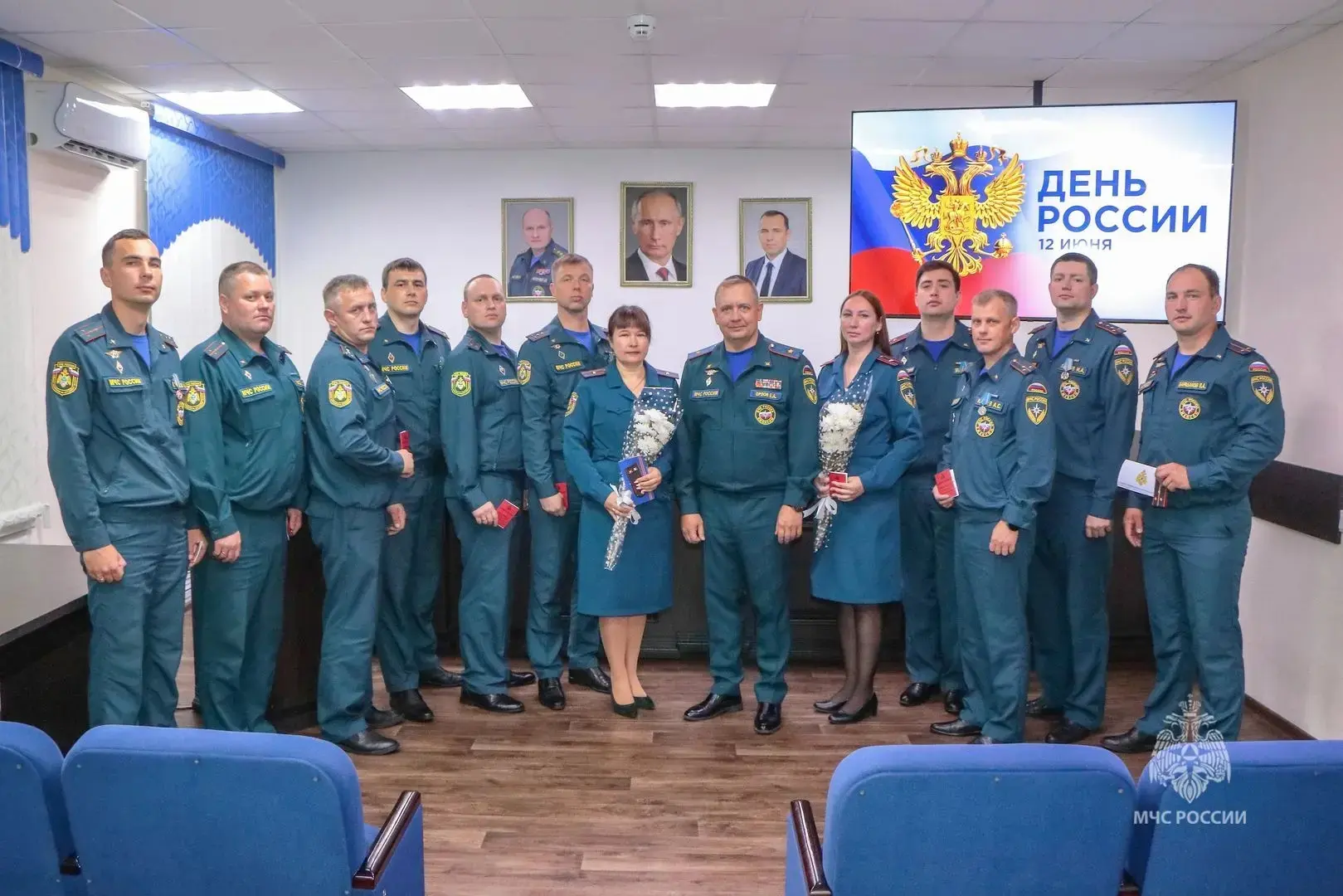 🇷🇺В Главном управлении МЧС России по Курганской области прошло торжественное мероприятие, посвящён