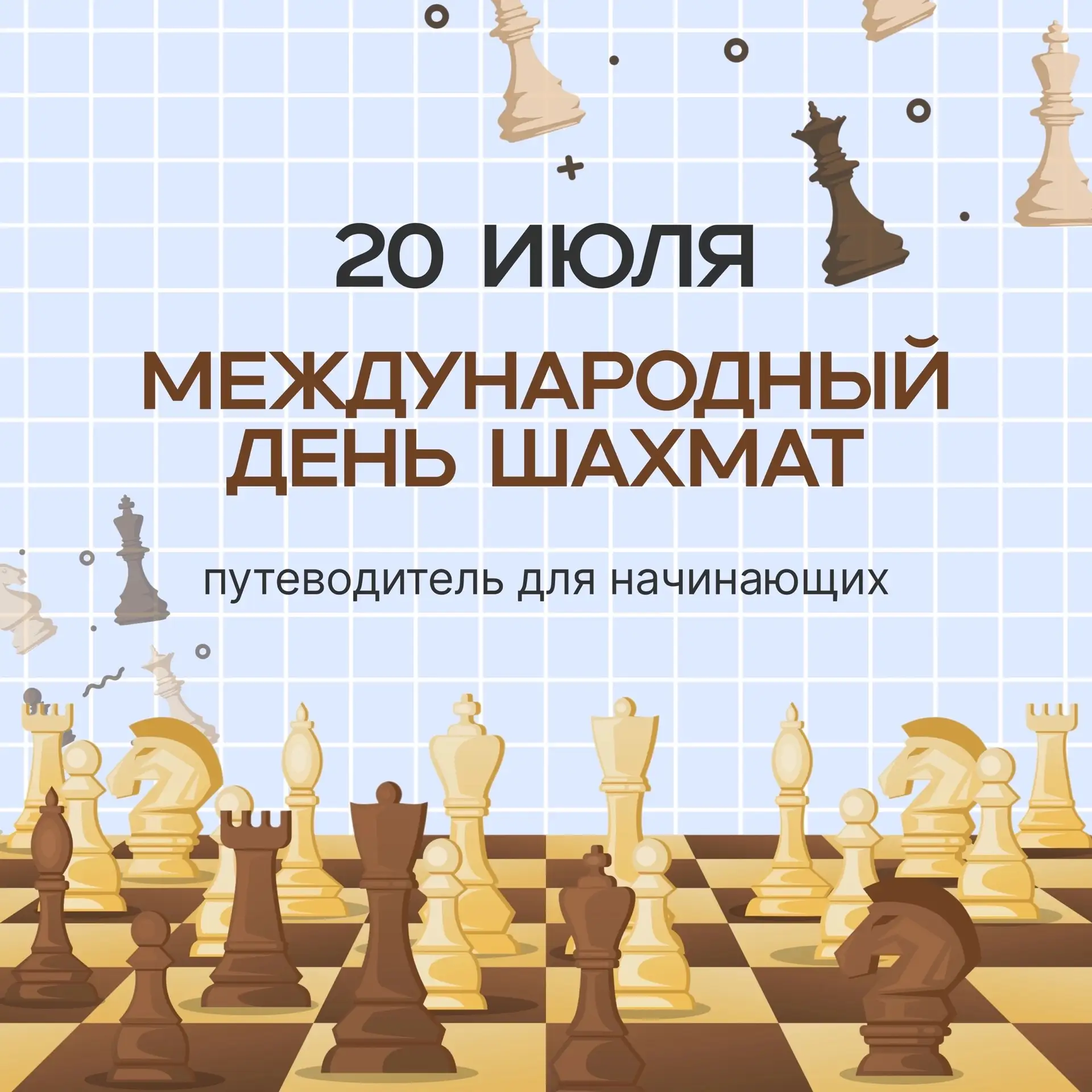 20 июля — Международный день шахмат!
