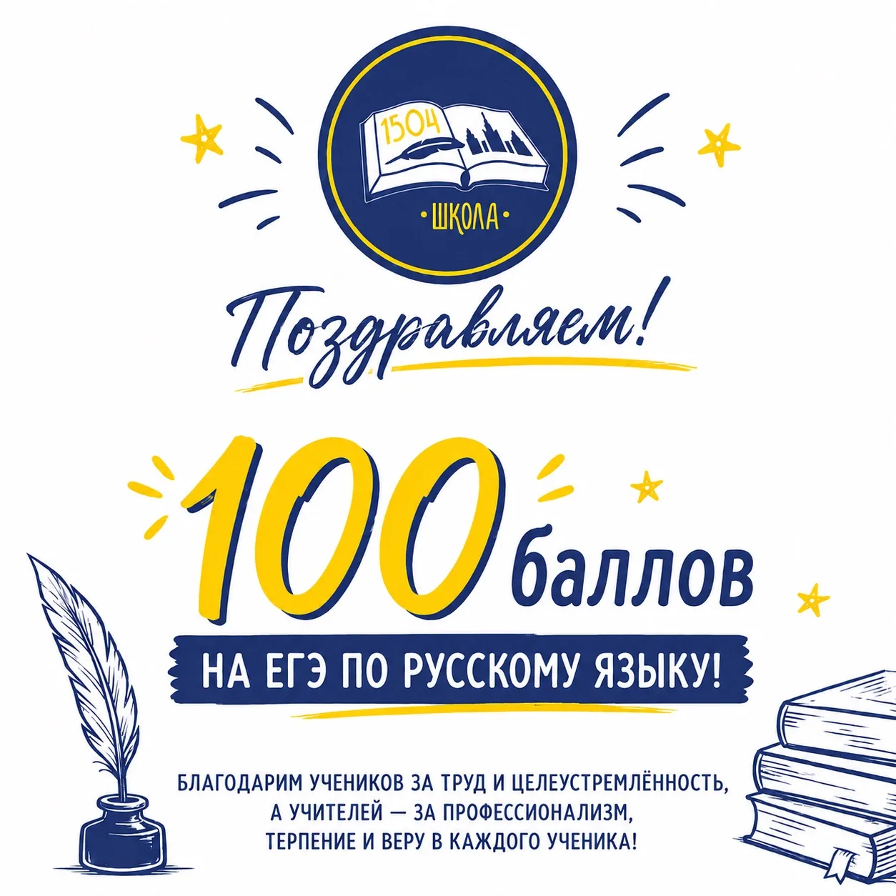 🎉 Три высших балла. Три повода для общей гордости 🎉