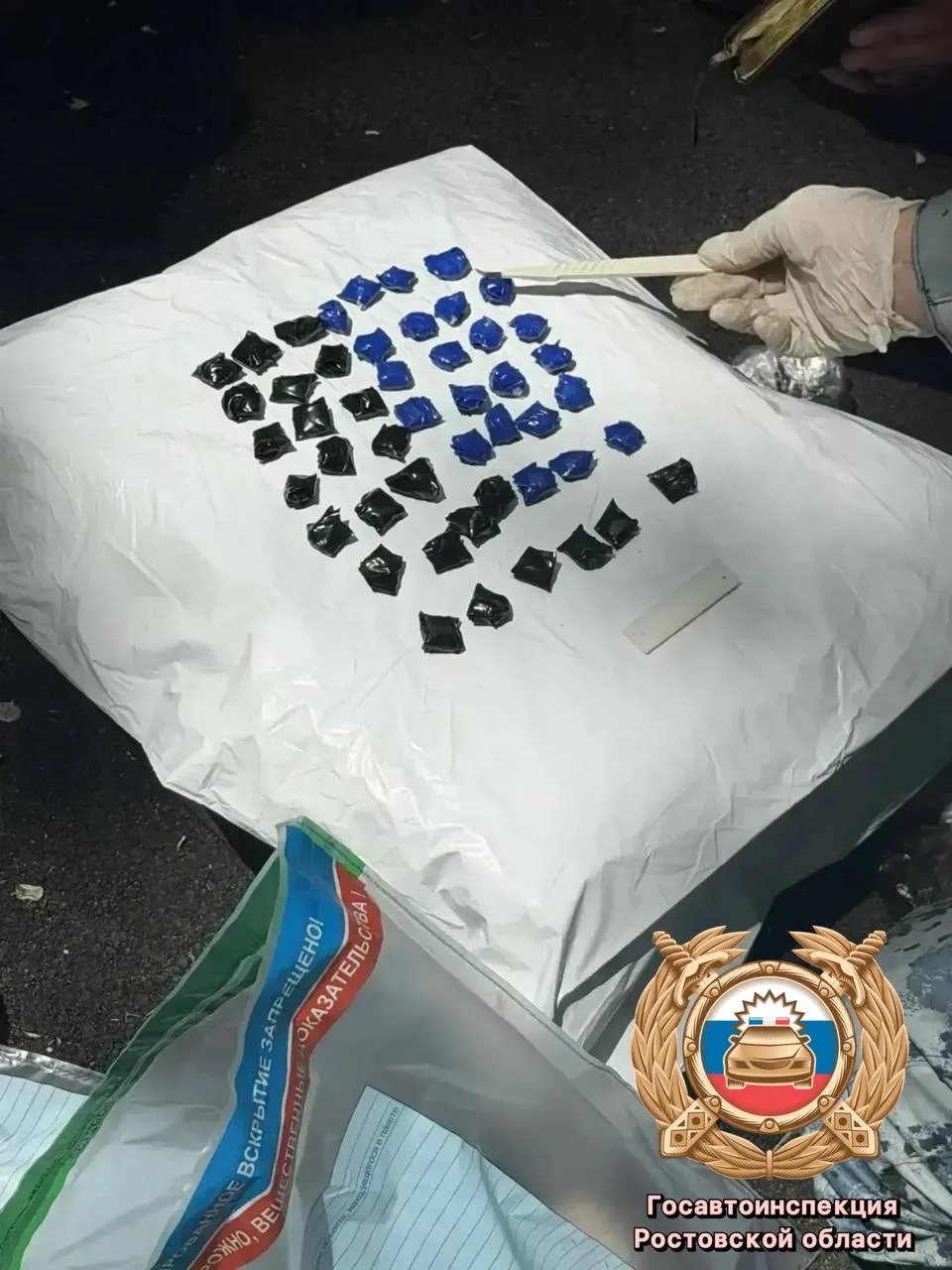 🚔 187 свёртков с наркотиками нашли у водителя в Ростове