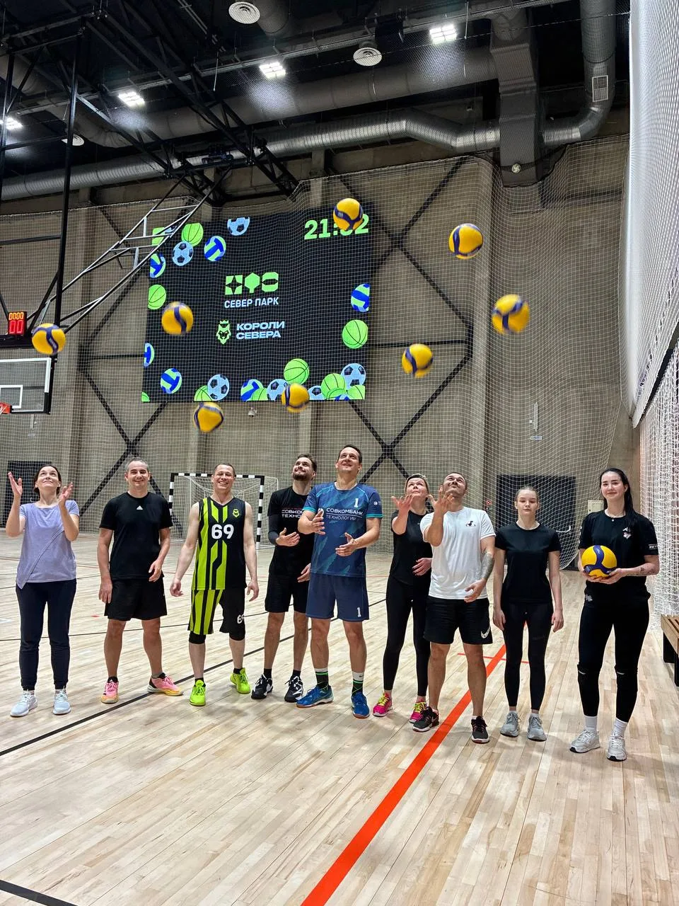 🏐 Игровые тренировки по волейболу в Север Парк Арене!