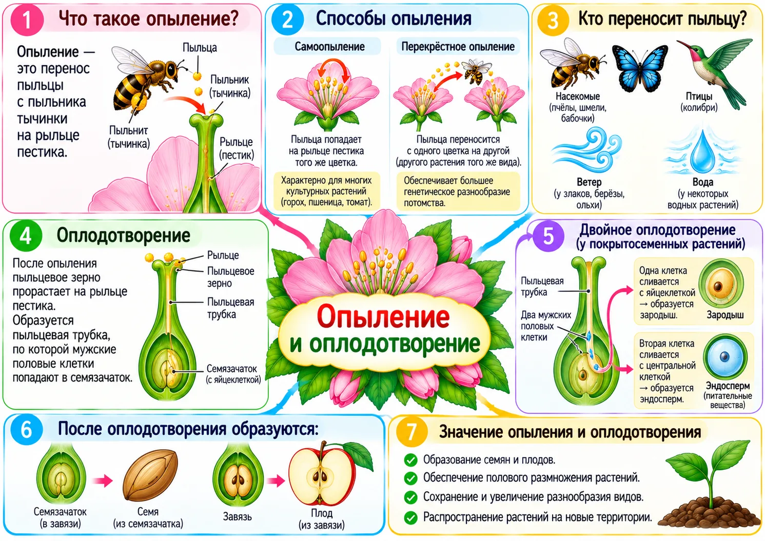Опыление и оплодотворение