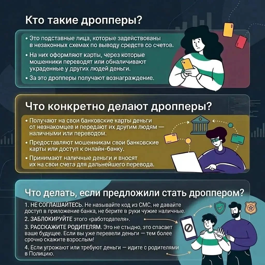 🚨 Дропперство: модный «заработок» или реальный срок?