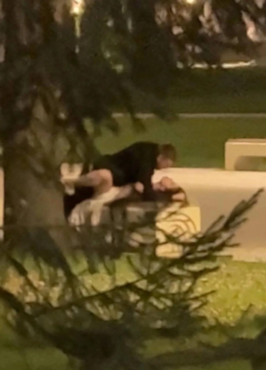 Лето ударило в голову, местная парочка занялась этим пpямо в одном из парков нашего города...