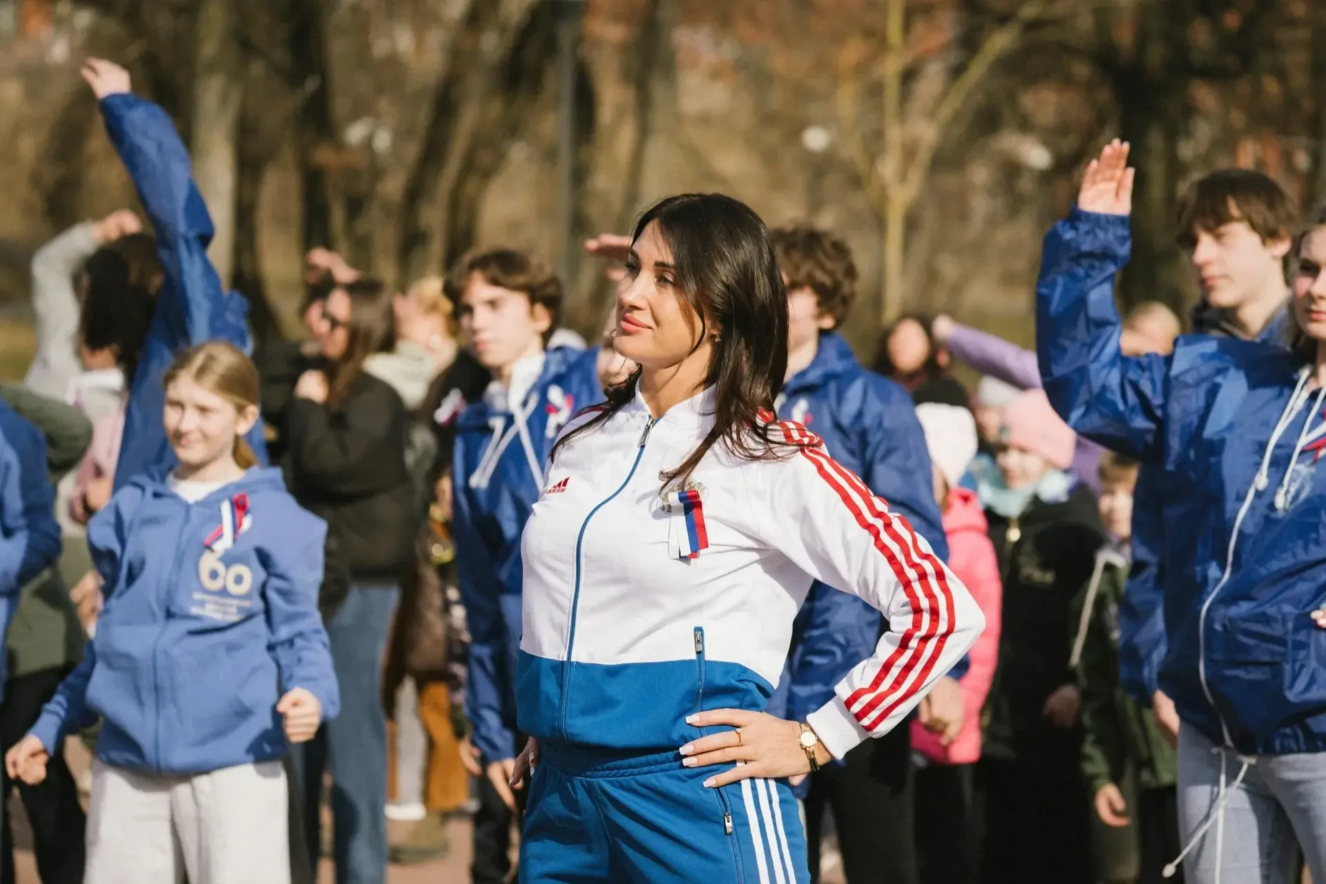 16 марта в Финском парке состоялась зарядка с именитыми спортсменами в рамках всероссий...