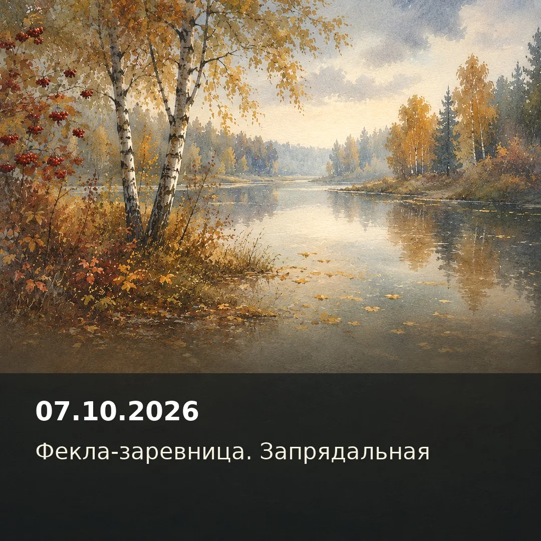 7 октября 2026, среда