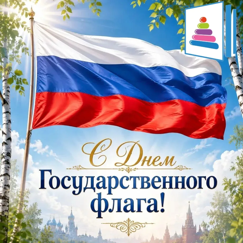 22 августа — День Государственного флага России! 🇷🇺