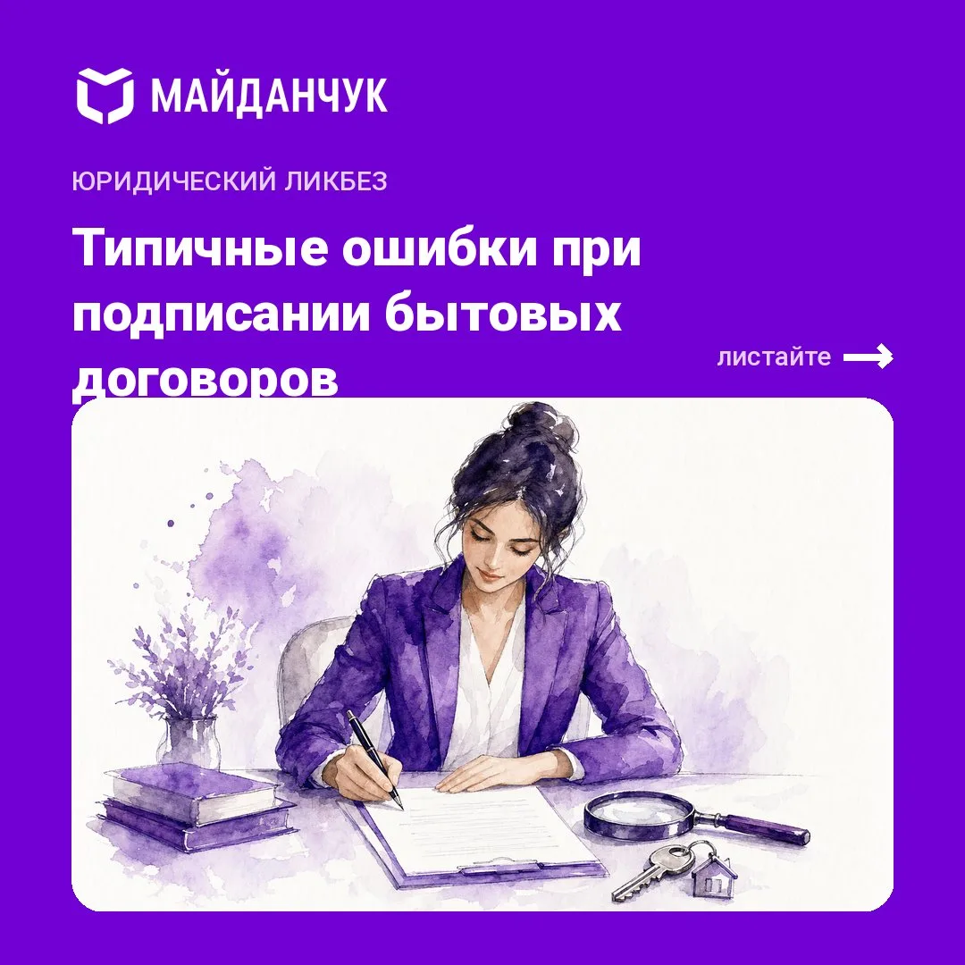 📑 Типичные ошибки при подписании бытовых договоров