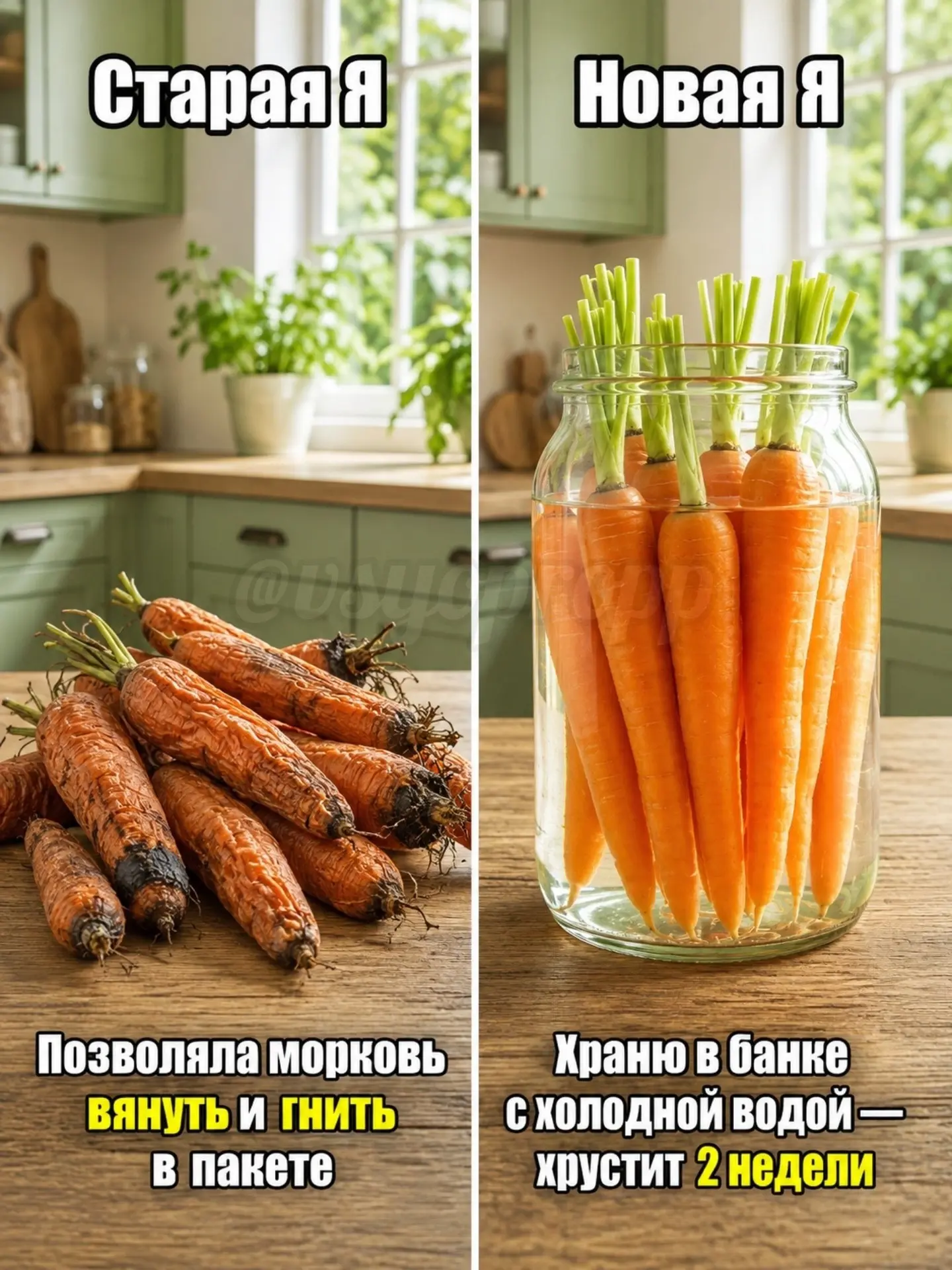 🧅Простые хитрости хранения овощей