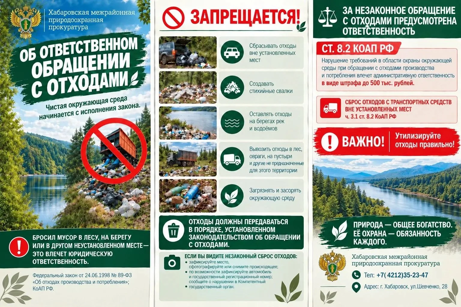 ❗Лес - не свалка. Все, что принесли с собой, уносим обратно.