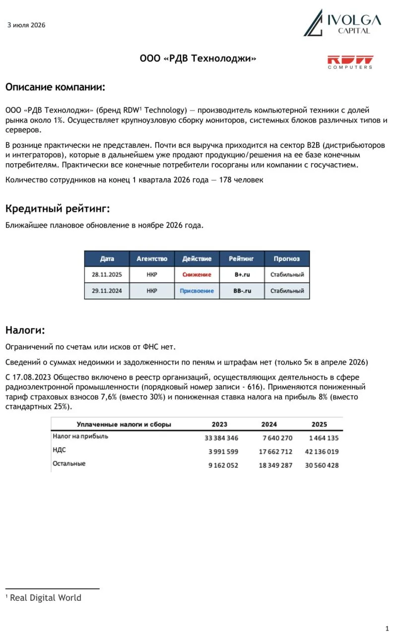 #рдв #аналитика
