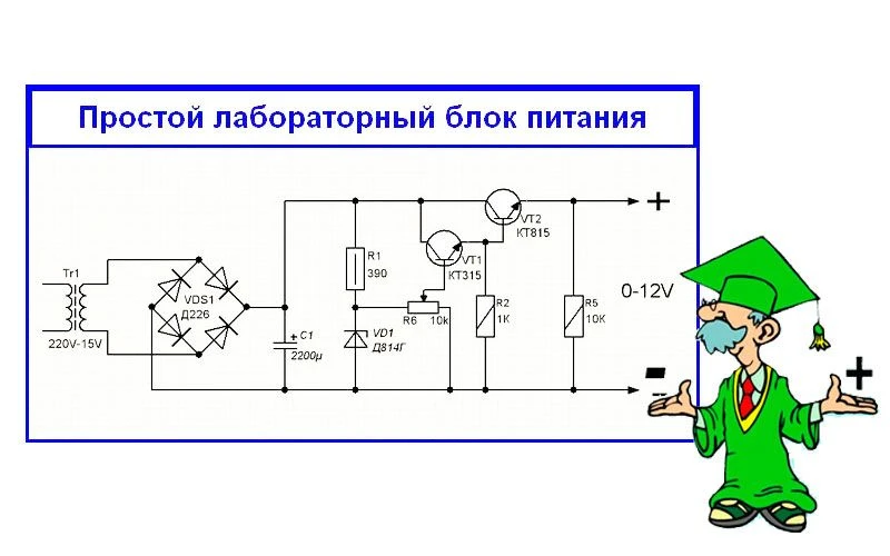 Простой блок питания ⚡