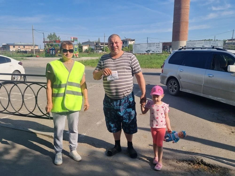 В МКДОУ детском саду прошла очередная акция «Родительский патруль» в целях профилактики детского дор