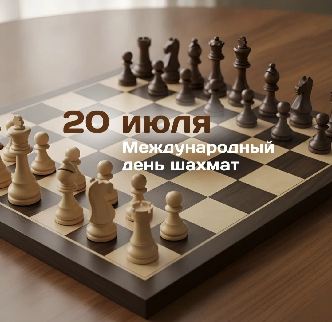 С Международным днем шахмат!♟

Праздник каждый год отмечают 20 июля — это дата основания Международн
