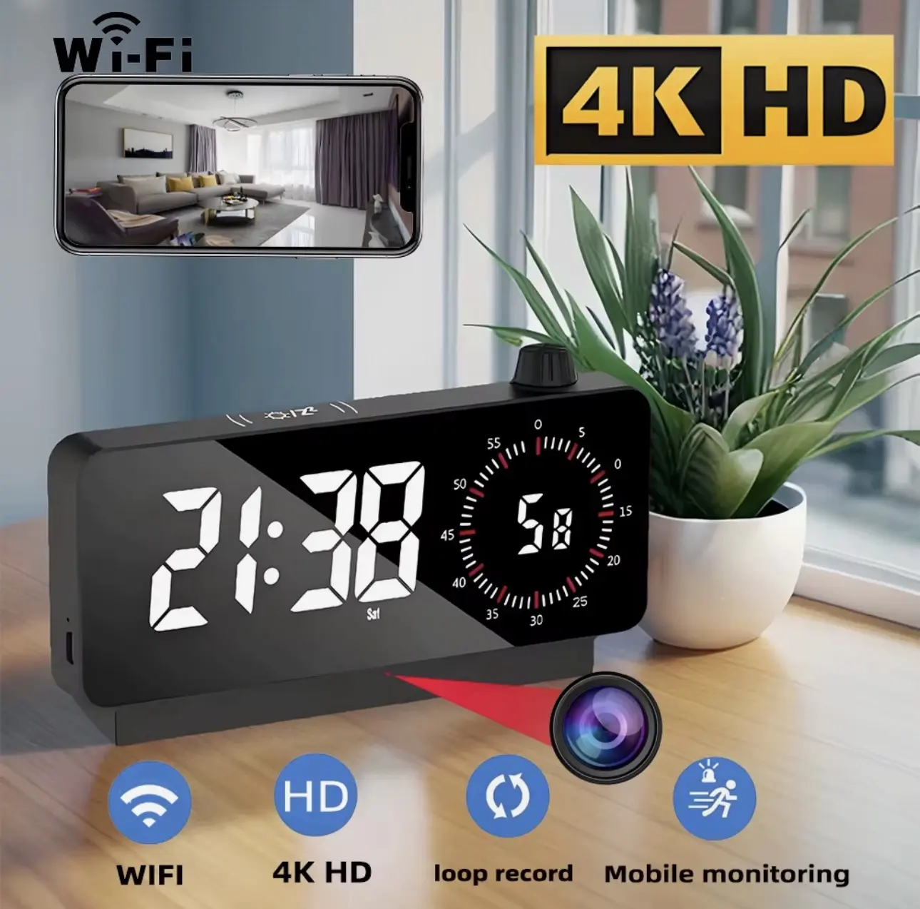 🕰️📹 Камера-часы 4K — скрытое наблюдение в стиле минимализма 🔥

👉 Smart Camera Clock 4K (Wi-Fi)

