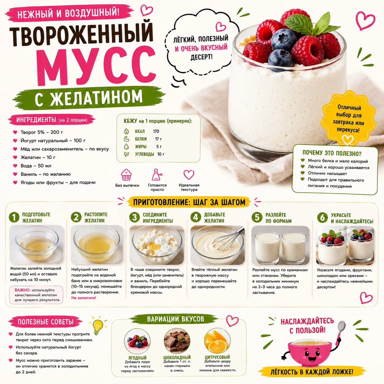 твороженный мусс - вкуснятина!