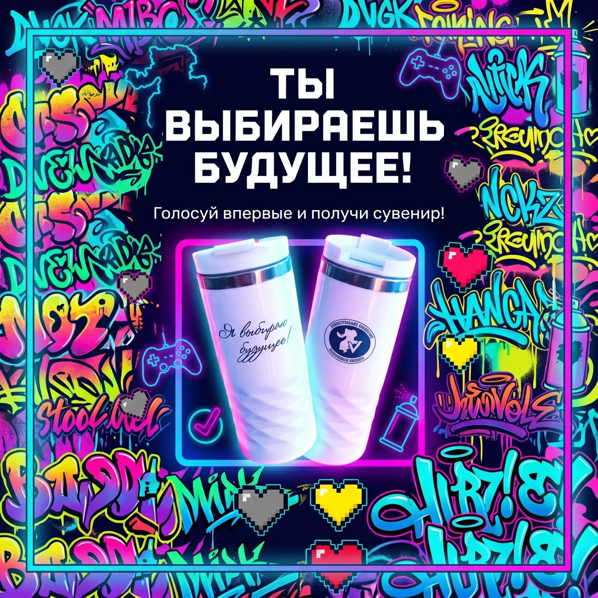 ТВОЙ ПЕРВЫЙ ГОЛОС? РЕШАЙ БУДУЩЕЕ И ЗАБИРАЙ СУВЕНИР!