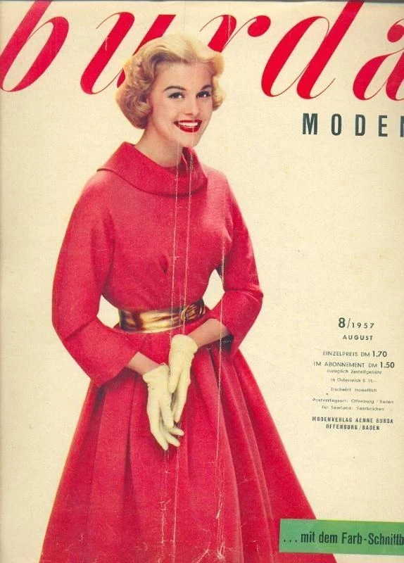 Журнал BURDA MODEN 8/1957 г.