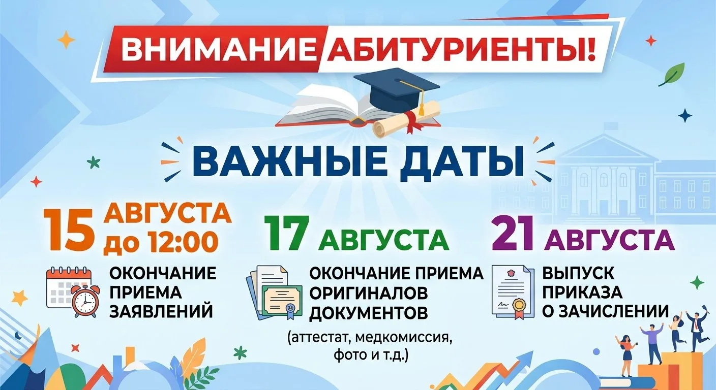 Уважаемые родители и абитуриенты!