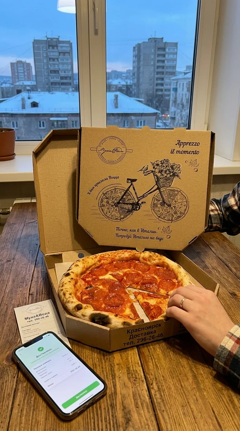 ‼️ Отличные новости от пиццерии «Мука&Вода»!🍕