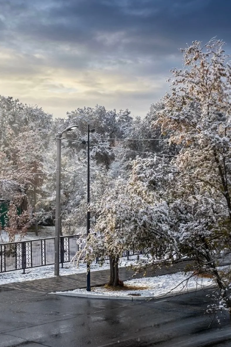 С первым снегом Орск!❄️
