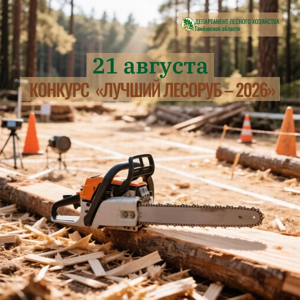 🌲 Департамент лесного хозяйства Тамбовской области определит «Лучшего лесоруба»!