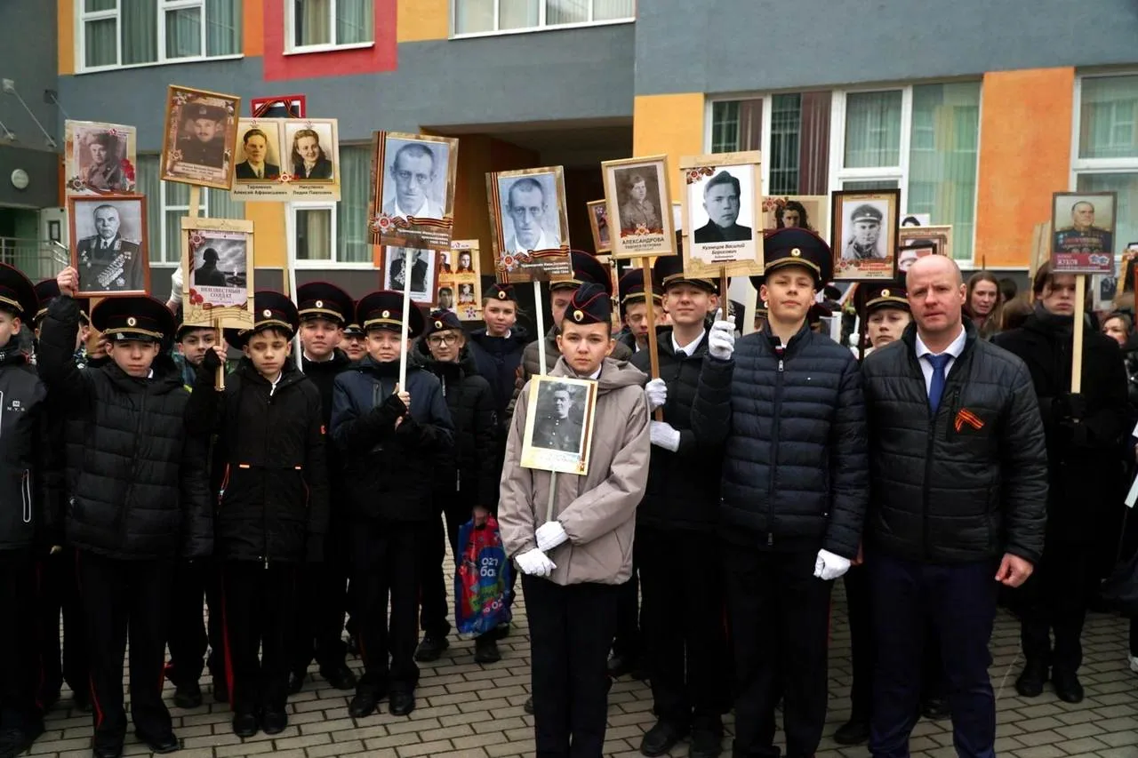 В преддверии великого праздника – Дня Победы, учащиеся и учителя школы собрались на Всероссийской ак