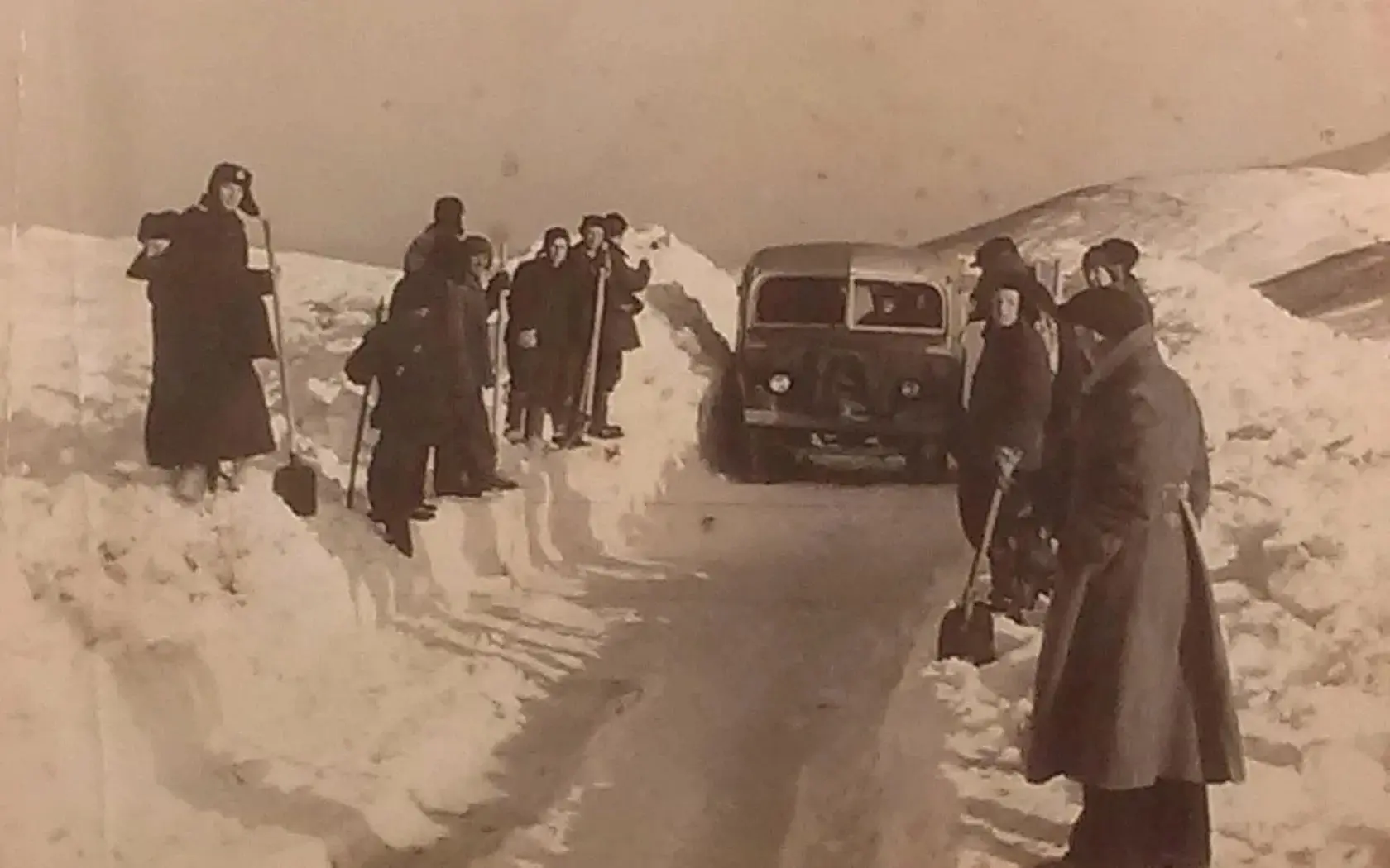 1954г. март, дорога на Орджоникидзе
