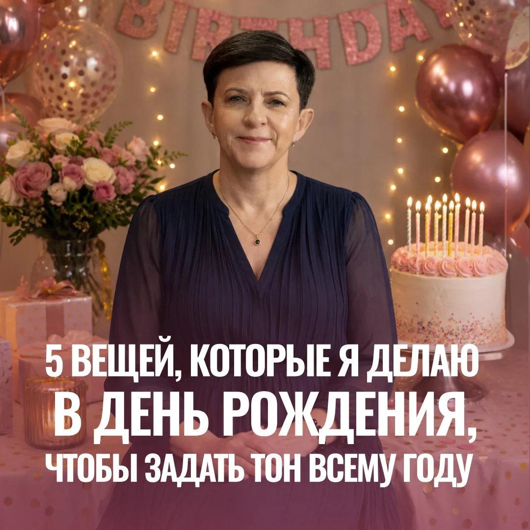 Сегодня мой день рождения и я расскажу, что делаю в этот день по-особенному
