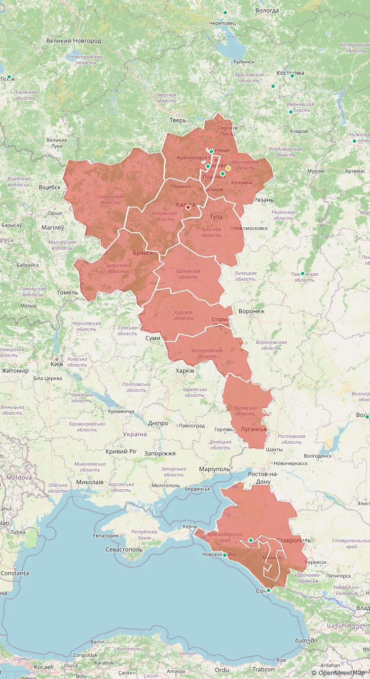🚨 Карта обстановки 🔄 Обновляется при изменениях.