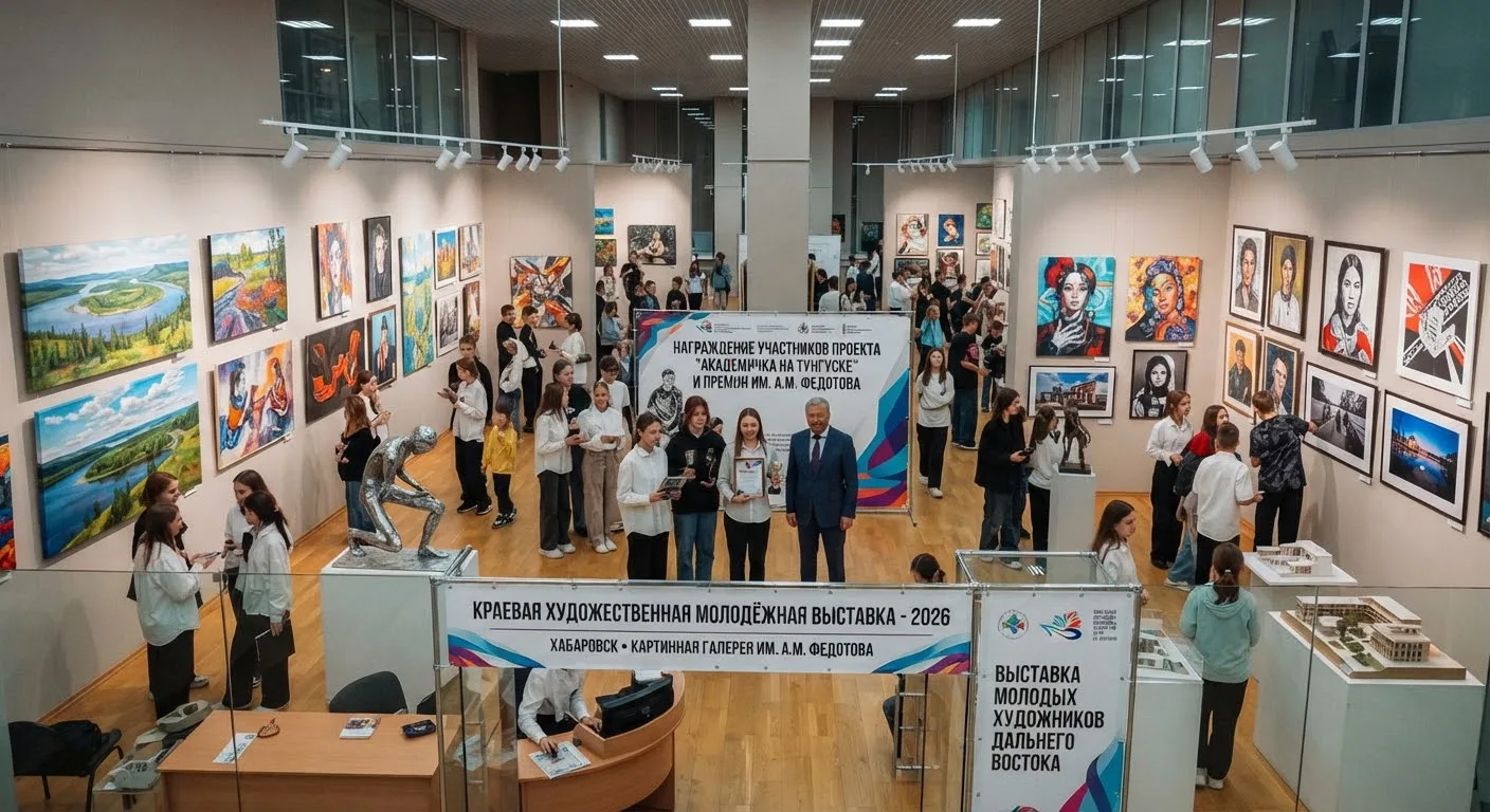 🎨 Хабаровчан приглашают на выставку молодых художников Дальнего Востока