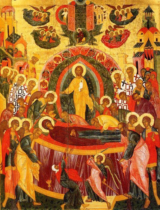 [Церковь], как бы указуя, говорит нам: вот и действительный, скорый, очевидный в лице М...