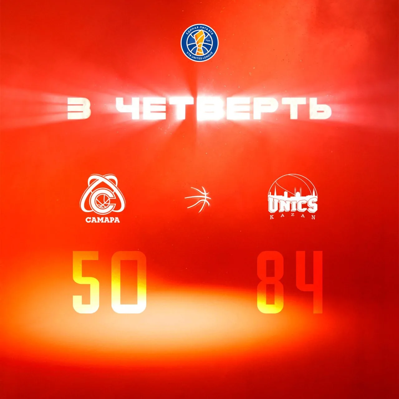 #СамараУНИКС: счет после третьей четверти🚨🏁