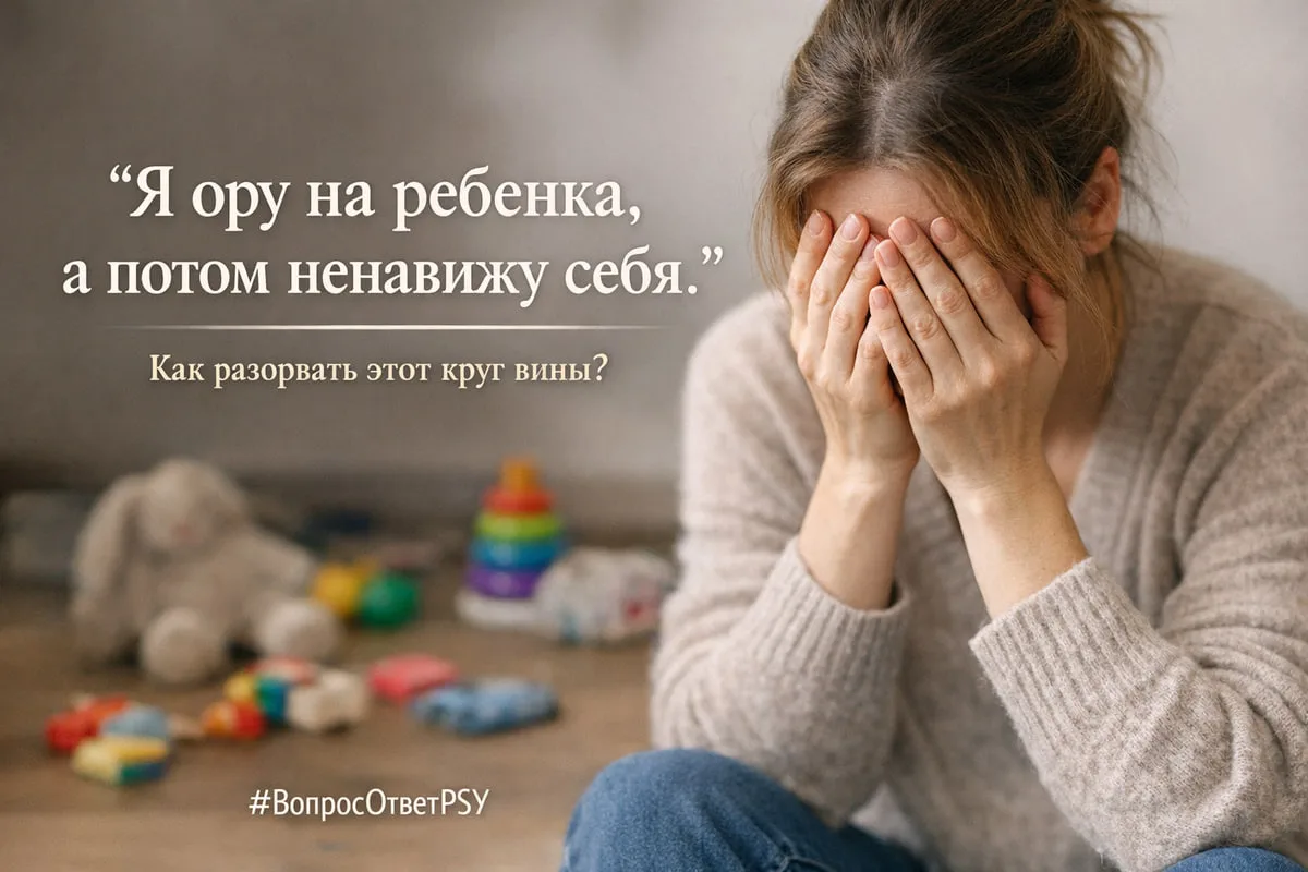 «Я ору на ребенка, а потом закрываюсь в комнате и ненавижу себя»

«Пишу и плачу. Опять сорвалась на 