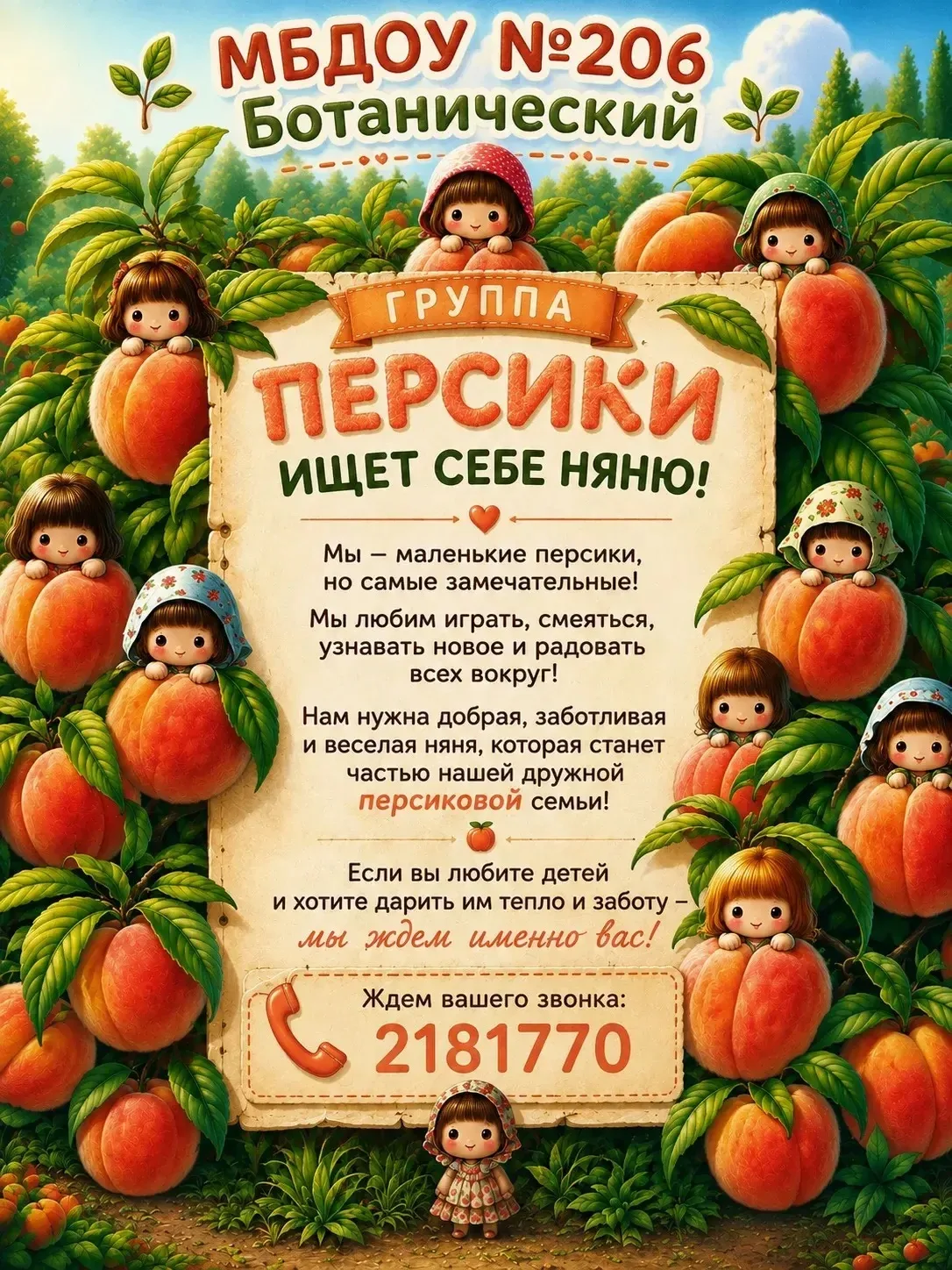 МБДОУ №206 Ботанический бульвар 17Д
