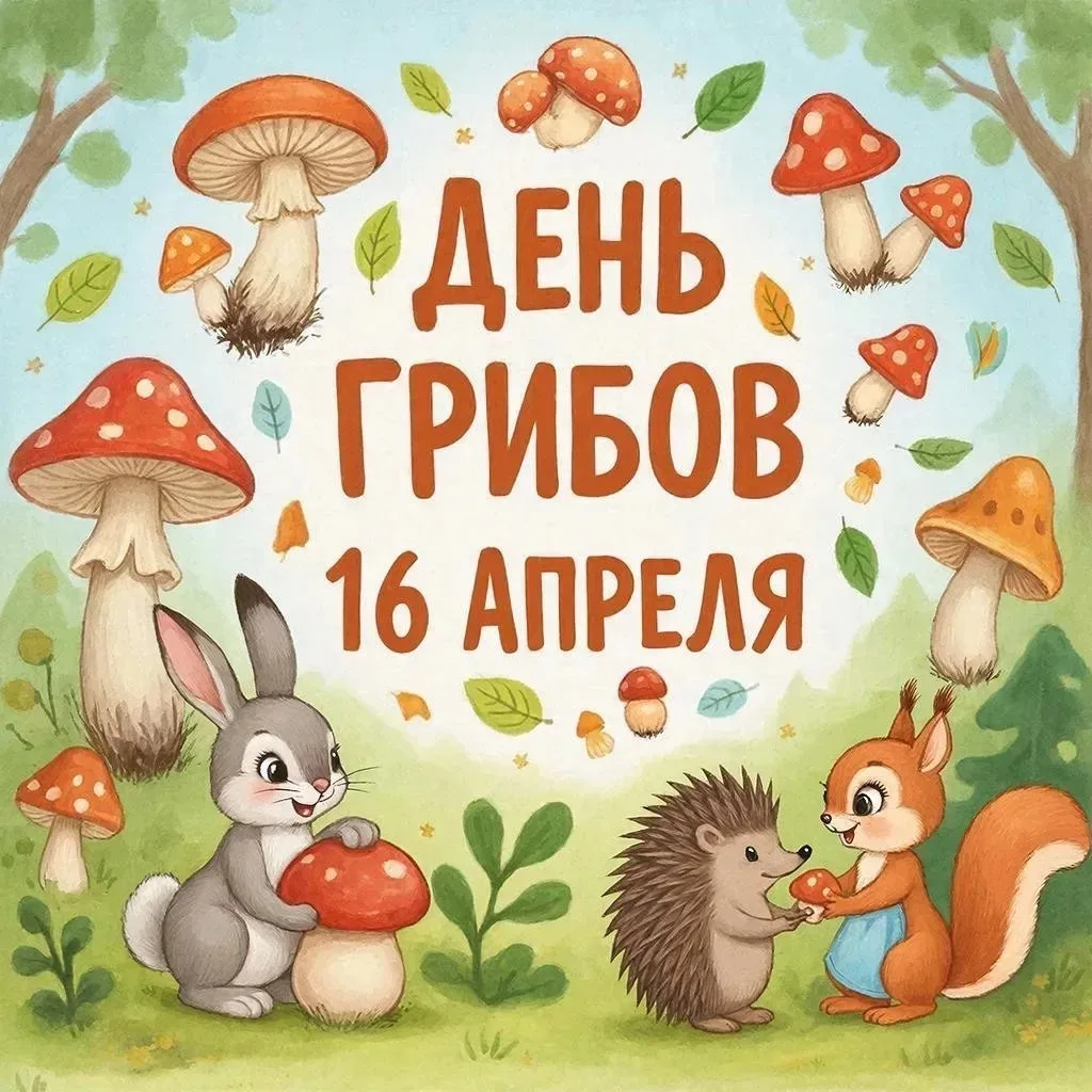 16 апреля отмечается необычный праздник-День грибов. Этот день призван напомнить людям ...