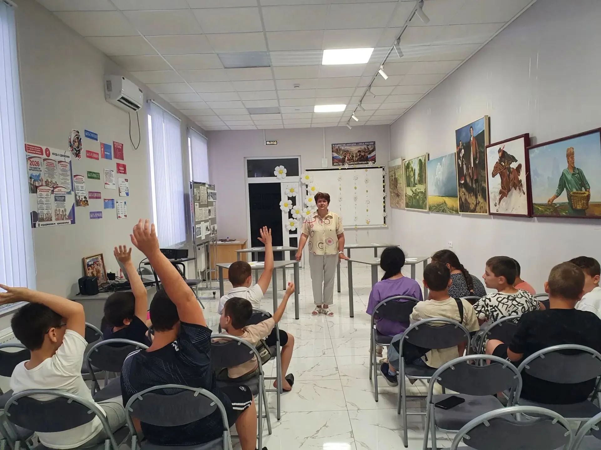 В музее прошли мероприятия, посвящённые Дню семьи, любви и верности.