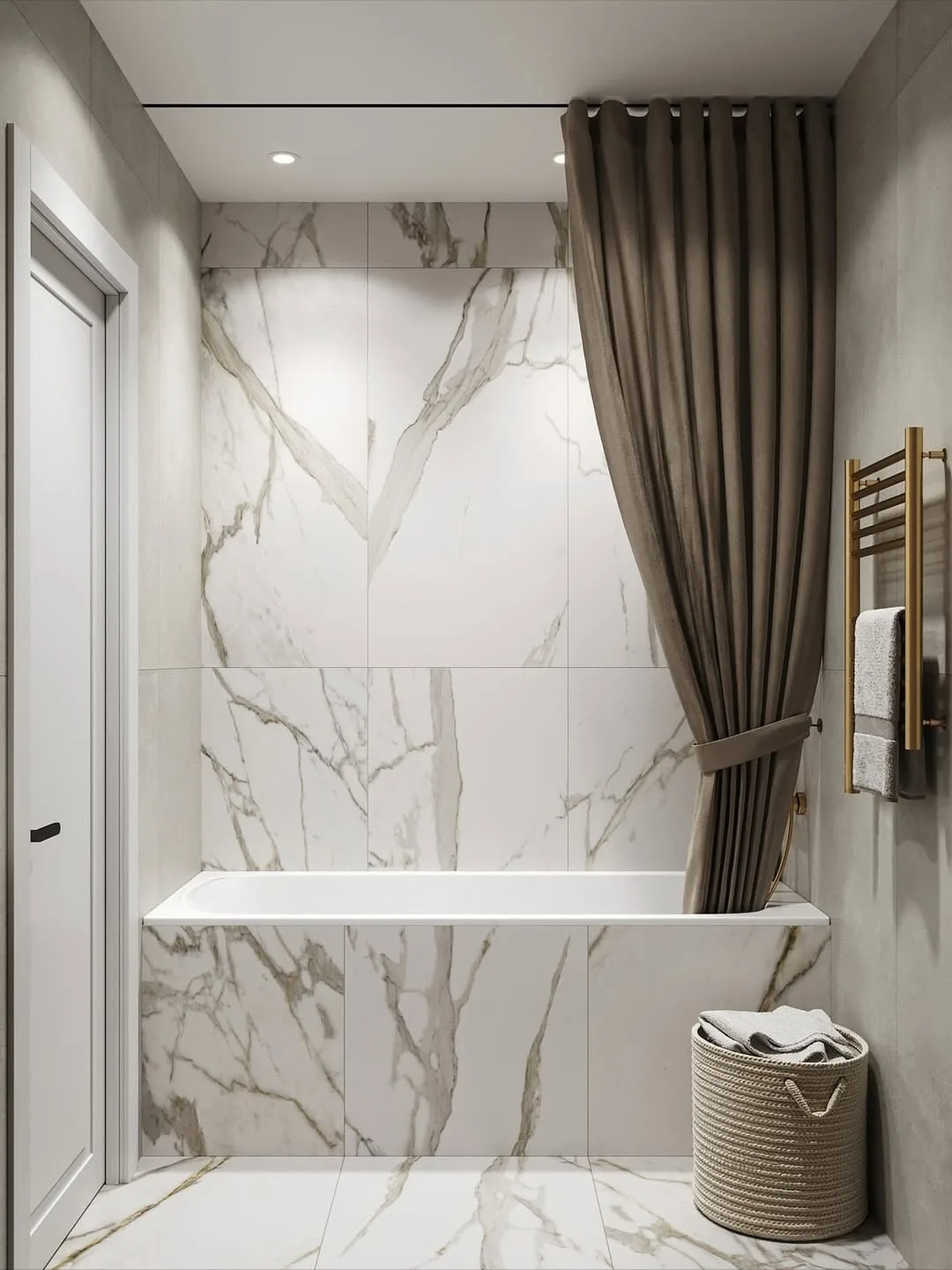 Проект ванной комнаты 2,71 м² 🛁