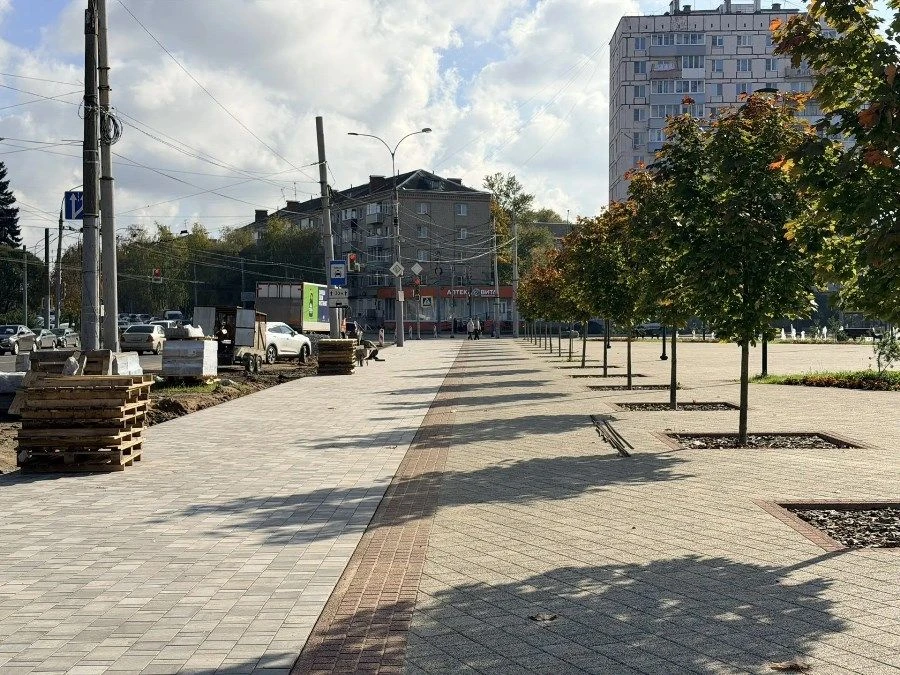В Рыбинске продолжается обновление тротуаров